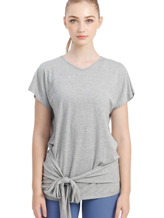 [Loopa] 2.0 Drawstring Tunic T-Shirt Yoga Drawstring Tunic T-shirt