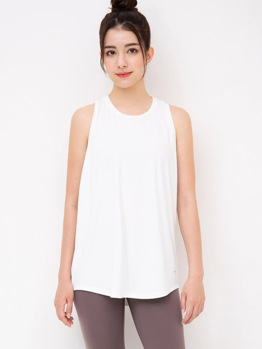 [Loopa] Yバックフレアタンクトップ（UVカット）Y-Back Flare Tank Top (UV cut) 24FW