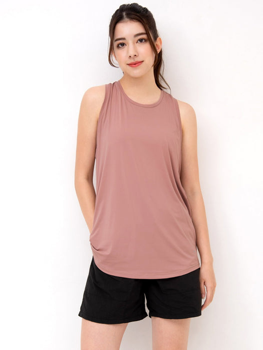 [Loopa] Yバックフレアタンクトップ（UVカット）Y-Back Flare Tank Top (UV cut) 24FW