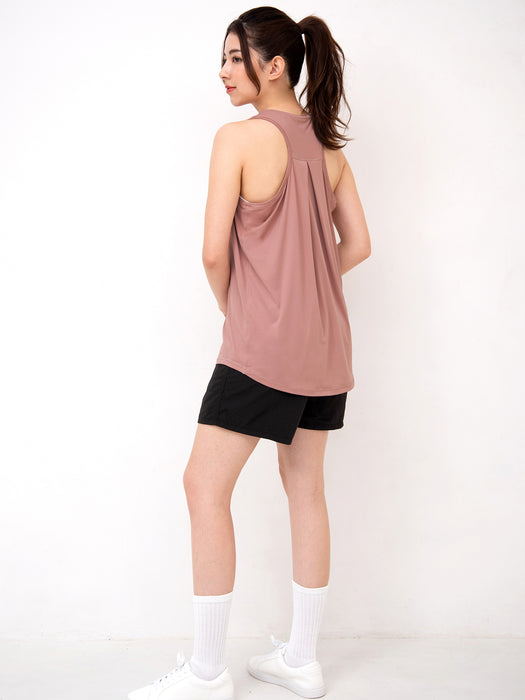 [Loopa] Yバックフレアタンクトップ（UVカット）Y-Back Flare Tank Top (UV cut) 24FW