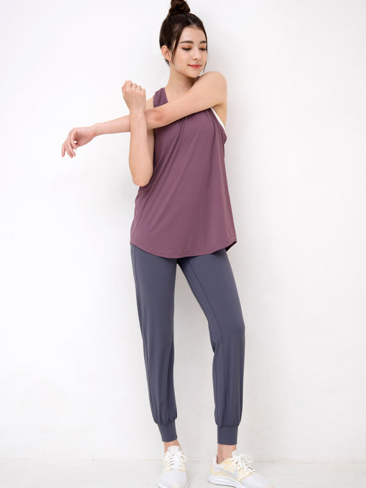 [Loopa] Yバックフレアタンクトップ（UVカット）Y-Back Flare Tank Top (UV cut) 24FW