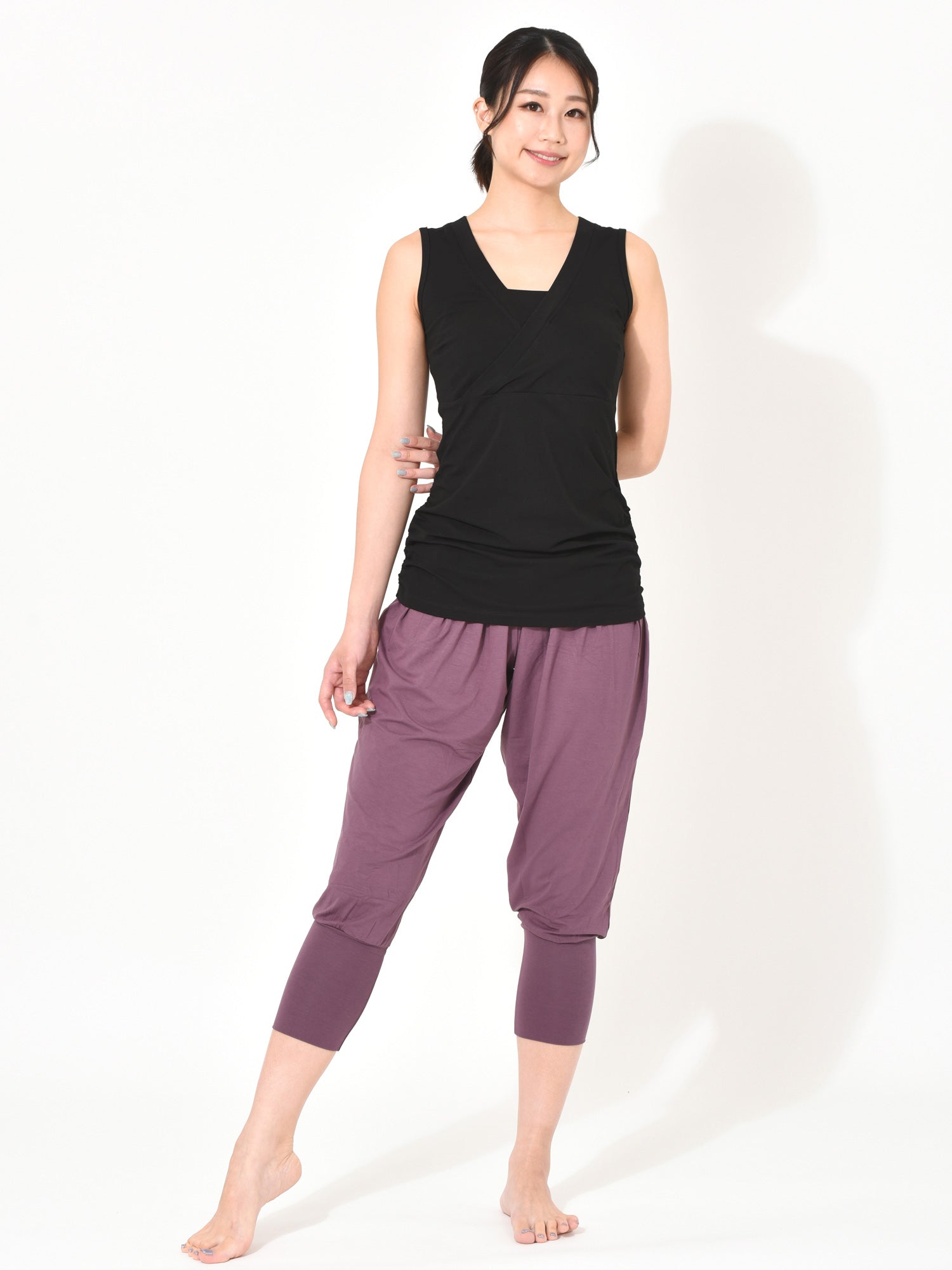 期間限定SALE[Loopa] カシュクールトップ Yoga Cushcool Top