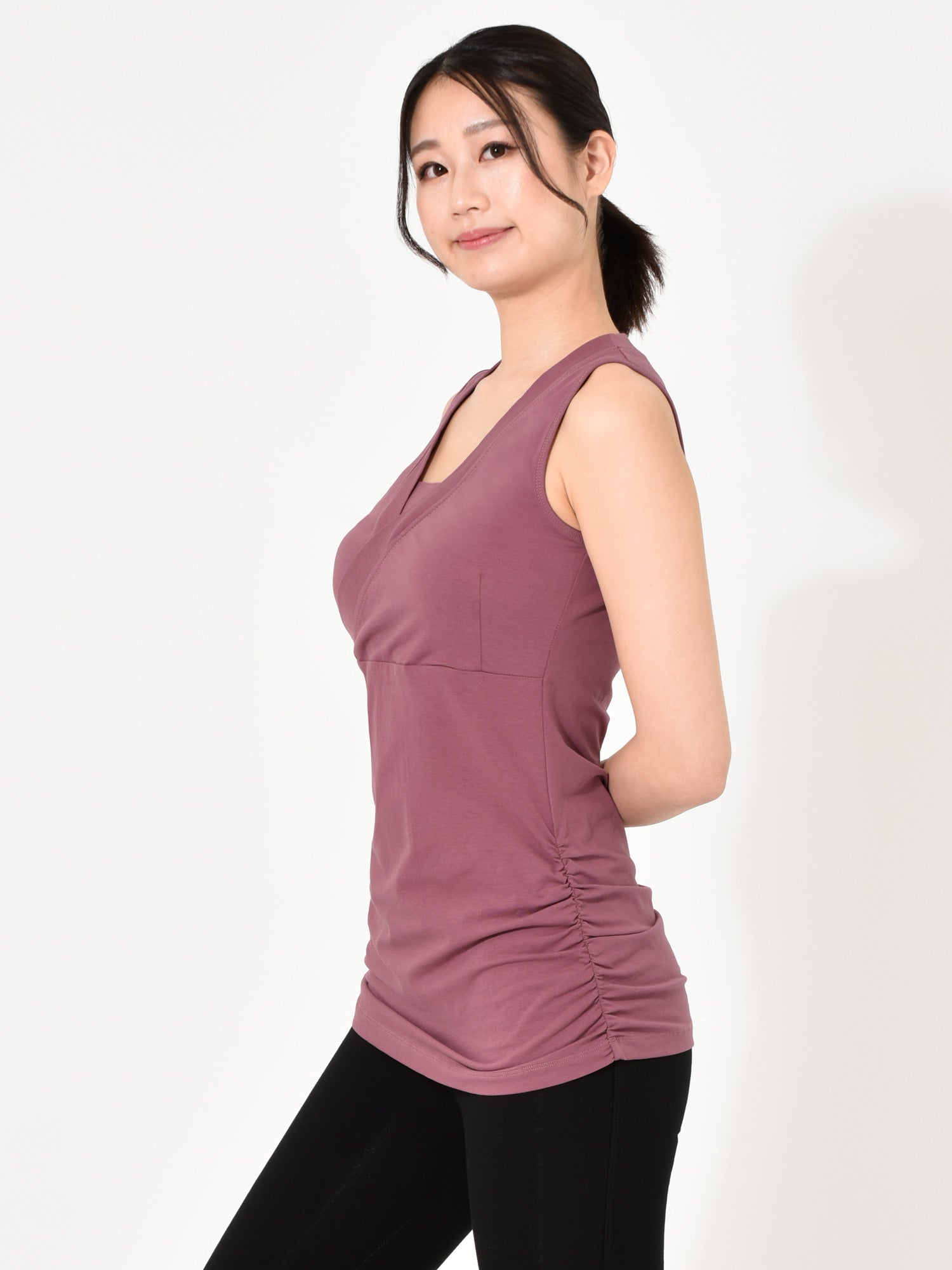 期間限定SALE[Loopa] カシュクールトップ Yoga Cushcool Top