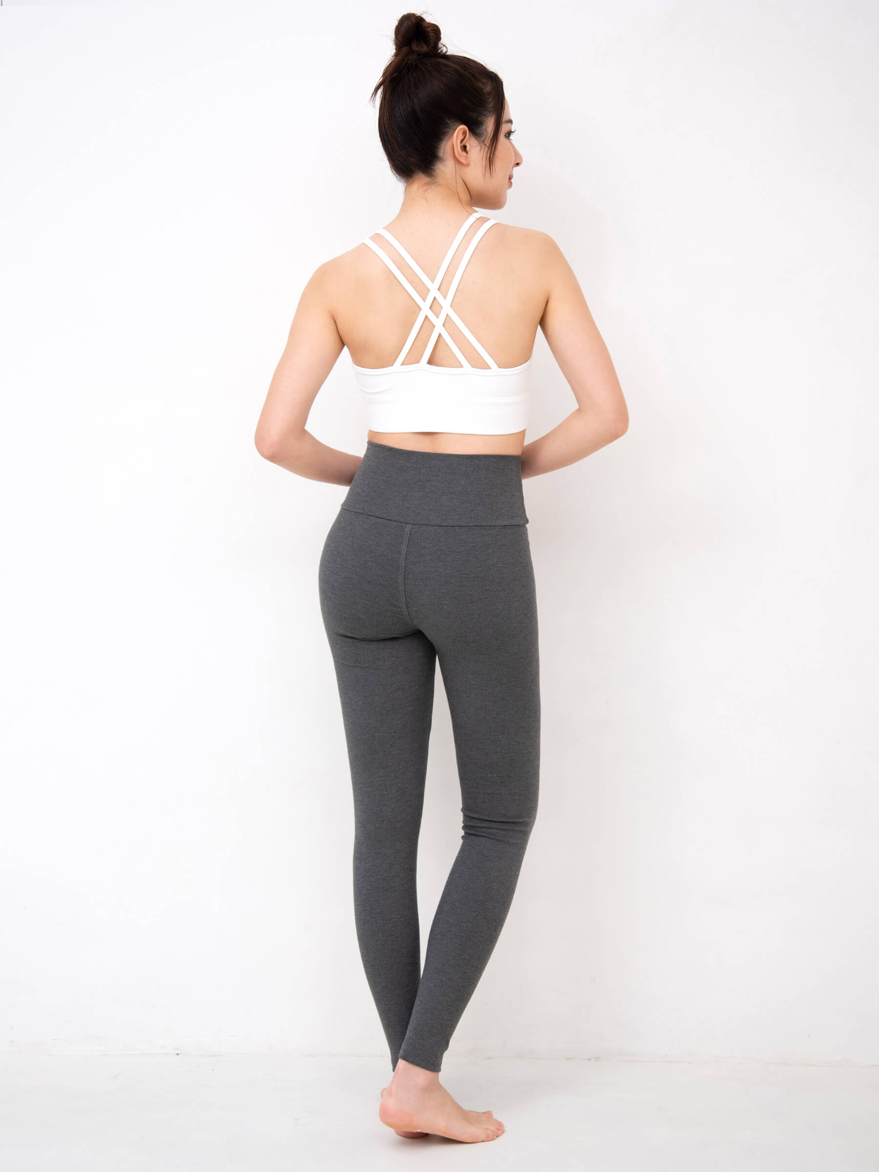 バンブー&ヘンプ　オーガニックコットン　ヨガパンツ asana ヘンプコットン ヨガパンツ・草木染め【パヤカ オンラインショップ】