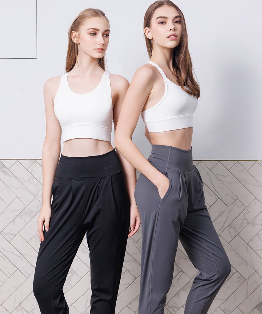 [Loopa] ワイドテーパードパンツ wide tapered pants