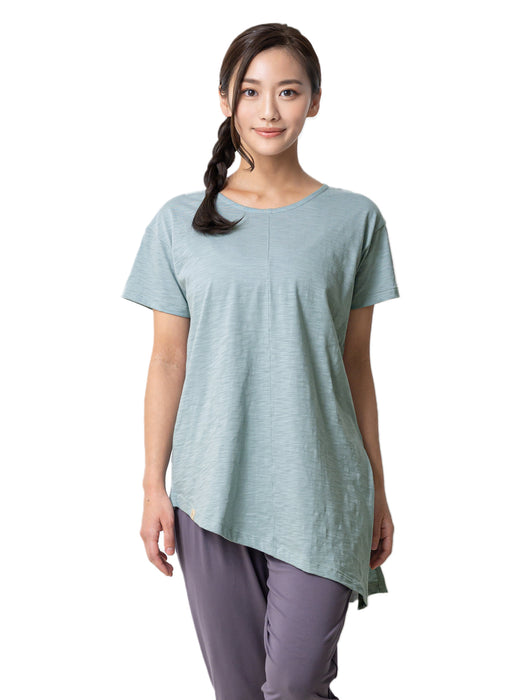 [Loopa] 2.0 アシメトリカル 2way Tシャツ Asymmetrical 2way T-shirt