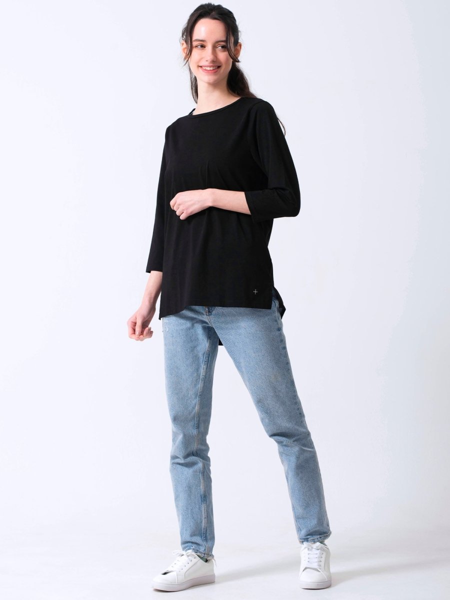 限定SALE[Loopa] 七分袖ロングTee / 3/4 Sleeve Long Tee