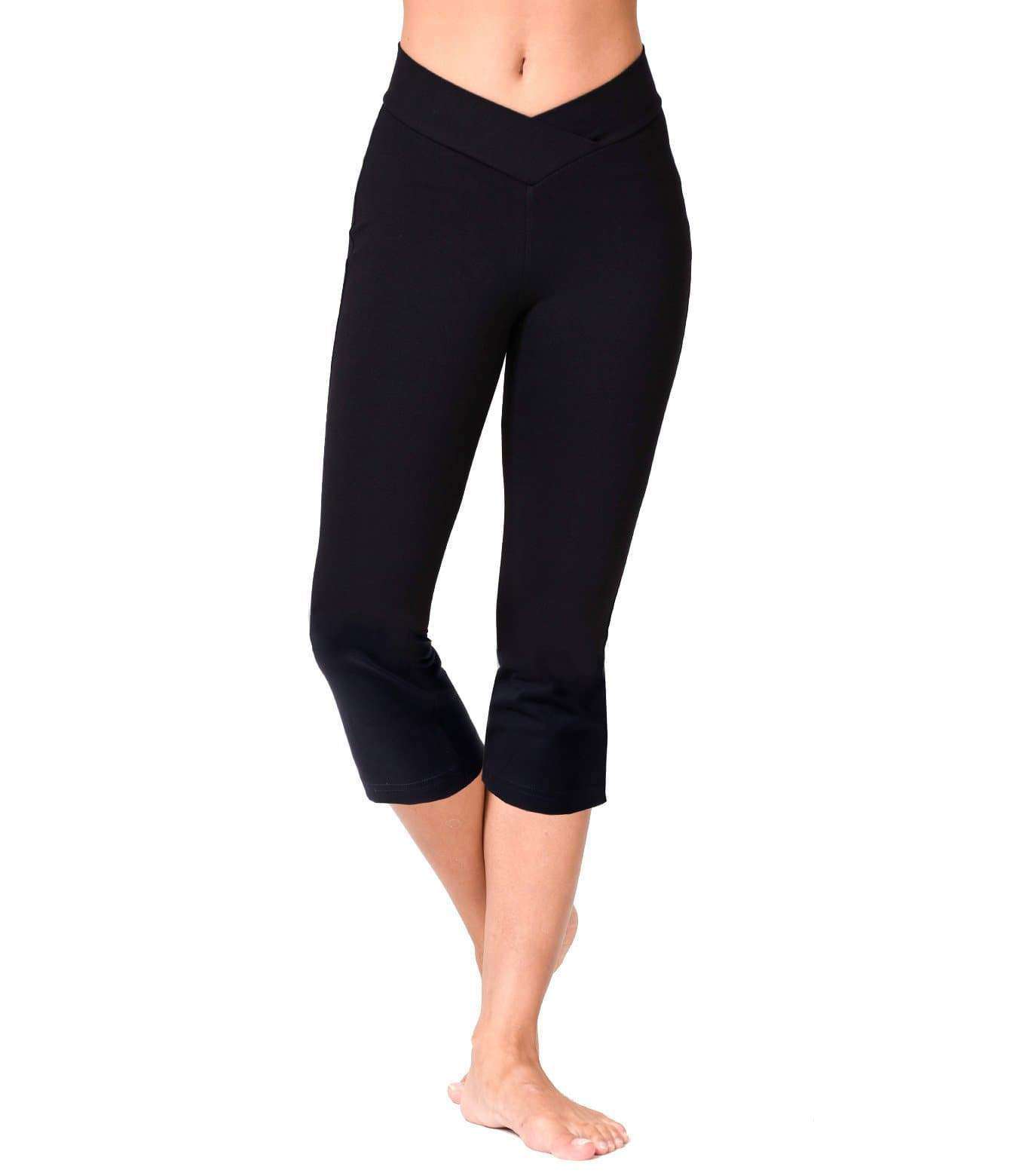 [Loopa] 魔法の美脚 ストレッチ ヨガパンツ Stretch Yoga Pants V-front