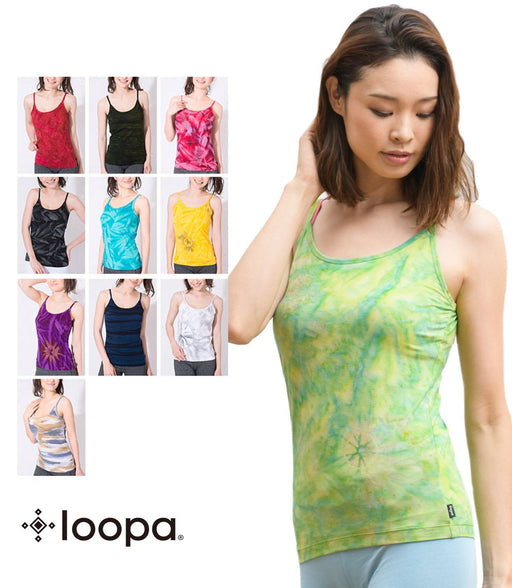 [Loopa] キャミソール バティック柄 Yoga Camisole / ヨガウェア ヨガトップス [A] 10_2 - Loopa ルーパ 公式 ヨガウェア・フィットネスウェア